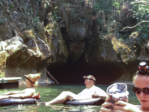 Belize Cave Tubing