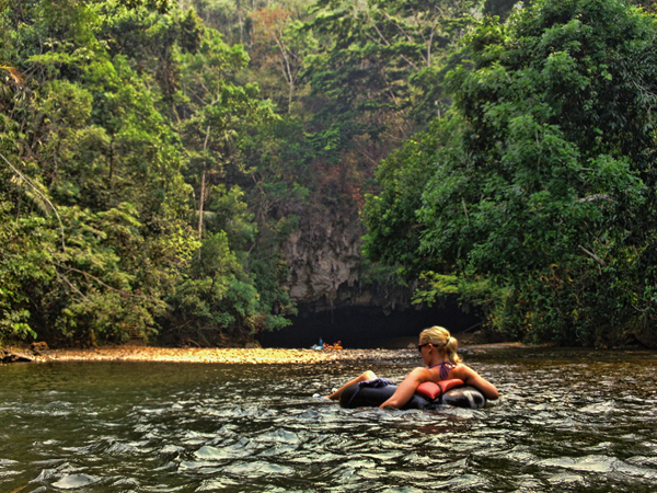 Cave Tubing in Belize