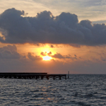 Photo of the Week – Ambergris Caye Beach Sunset