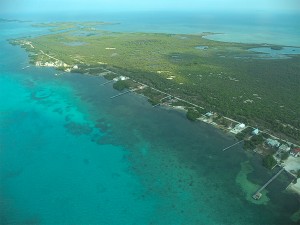 Ambergris Caye Aerial View