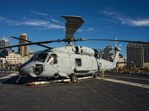 USS Midway Warhawk Helicopter