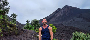 James Abroad at Pacaya Volcano