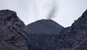 Pacaya Volcano Exploding